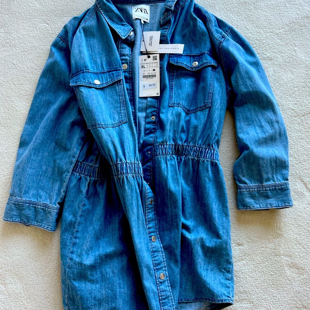 Zara Jean Button up never worn dress